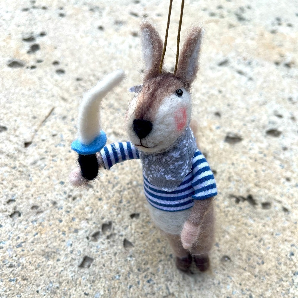 New! Anthropologie Pirate Squirrel Christmas Ornament - Picture 3 of 4